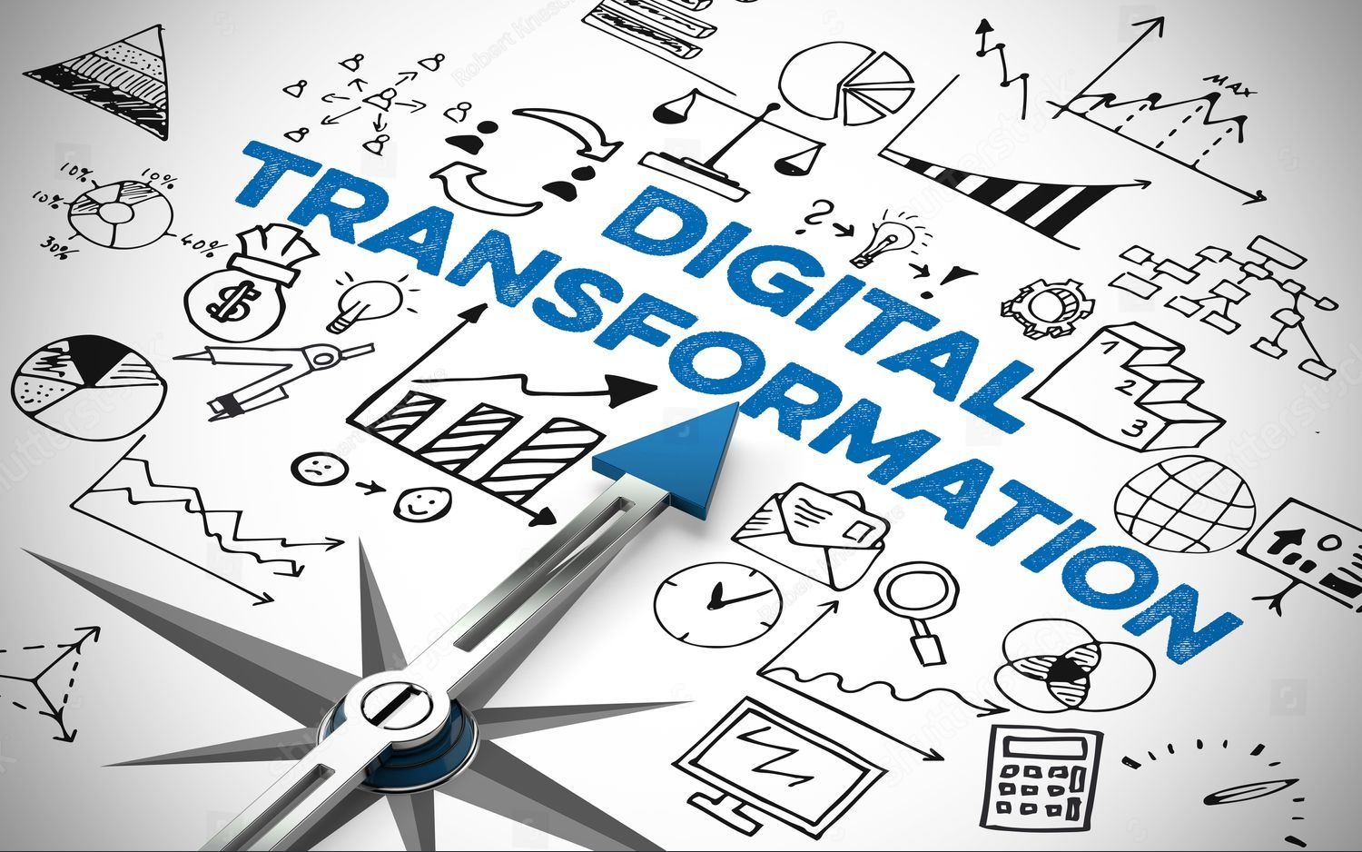 Digital Transformation Illustration